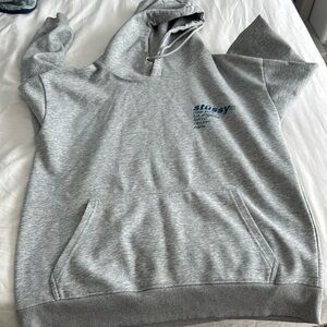 Stussy Gray Hoodie Sweater